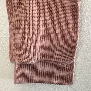 A New Day Knit Scarf - dusty rose
